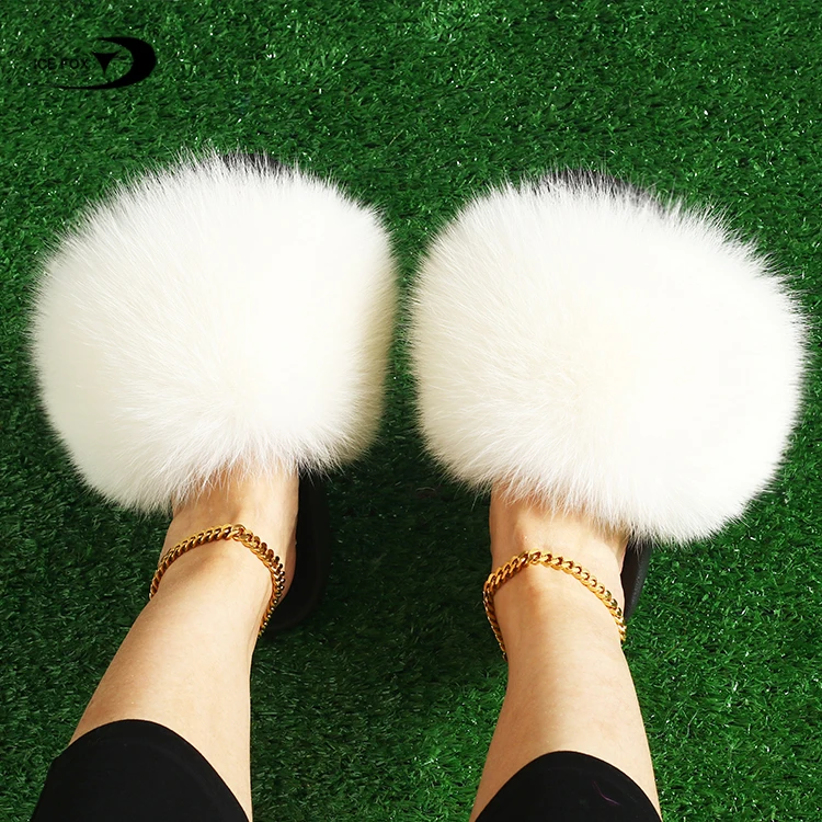 Женские плюшевые шлепанцы на заказ Прямая поставка меховые оптом женские пушистые сандалии