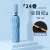 24-ribbed, double-keel, fully automatic umbrella - Sky Blue