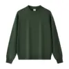 Cuello redondo-verde oscuro