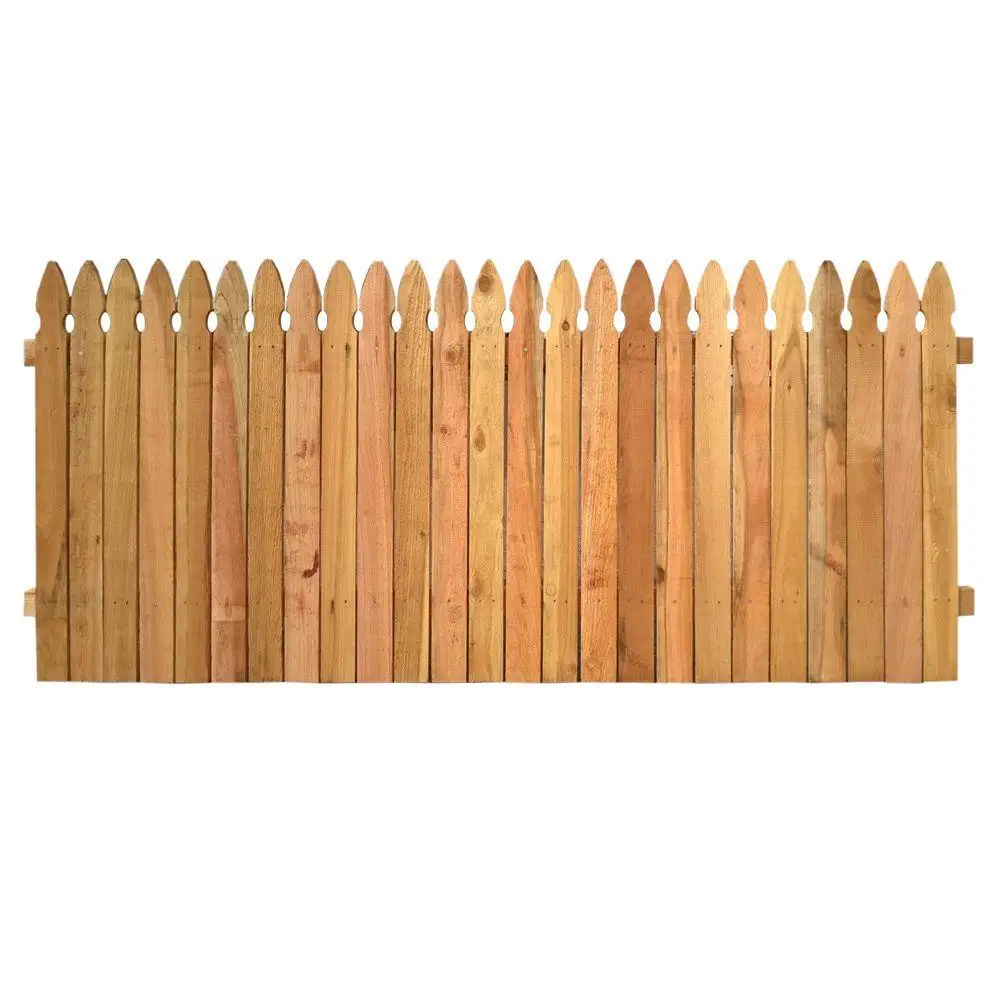 wooden garden lawn fence for outdoor