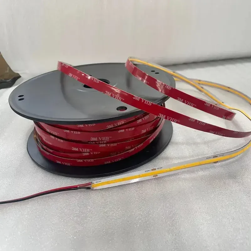 High Efficiency COB Box Dam 528leds High Cri 90 95 2700K 3000K 4000K 6000K CCT 12V 24V Box Dam Cob Led Tape Strip Light Stripe