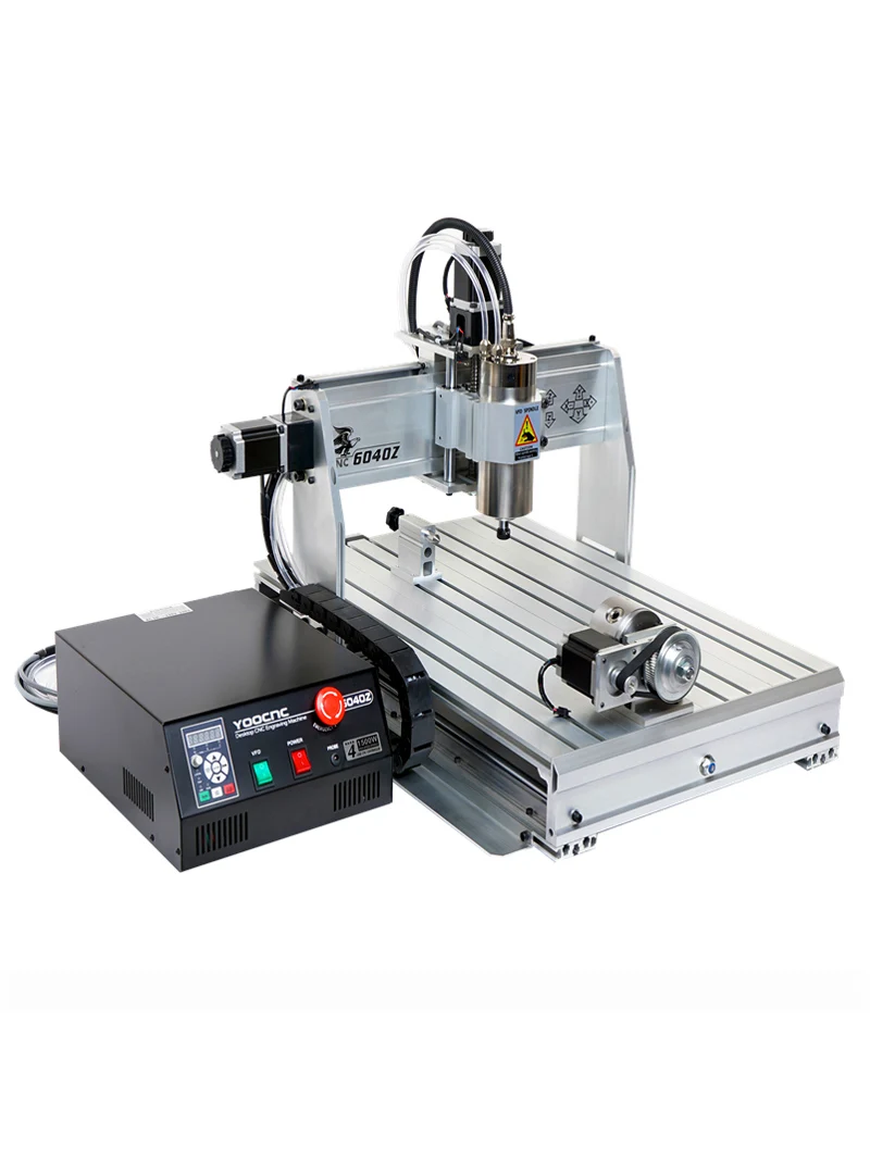 6040Z-S80 CNC Router 4-Axis Engraving and Milling Machine