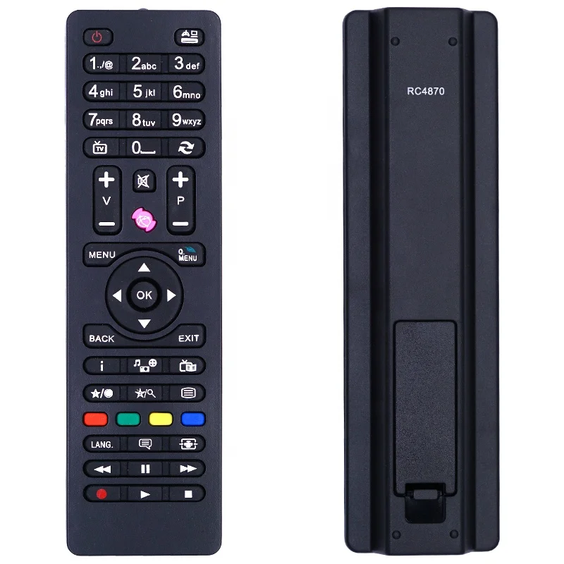 New IR Remote Control for LED TV RC4875 RC4870 RC4870 RC4849 SELECLINE HITACHI TECHWOOD TV Telefunken Finlux Shar TV