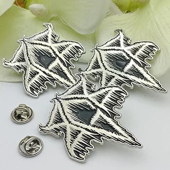 Manufacture Personalized Logo Pin Custom Suit Pin Metal Silver Black Plated Soft Enamel Badges Pins for Hat Cloth
