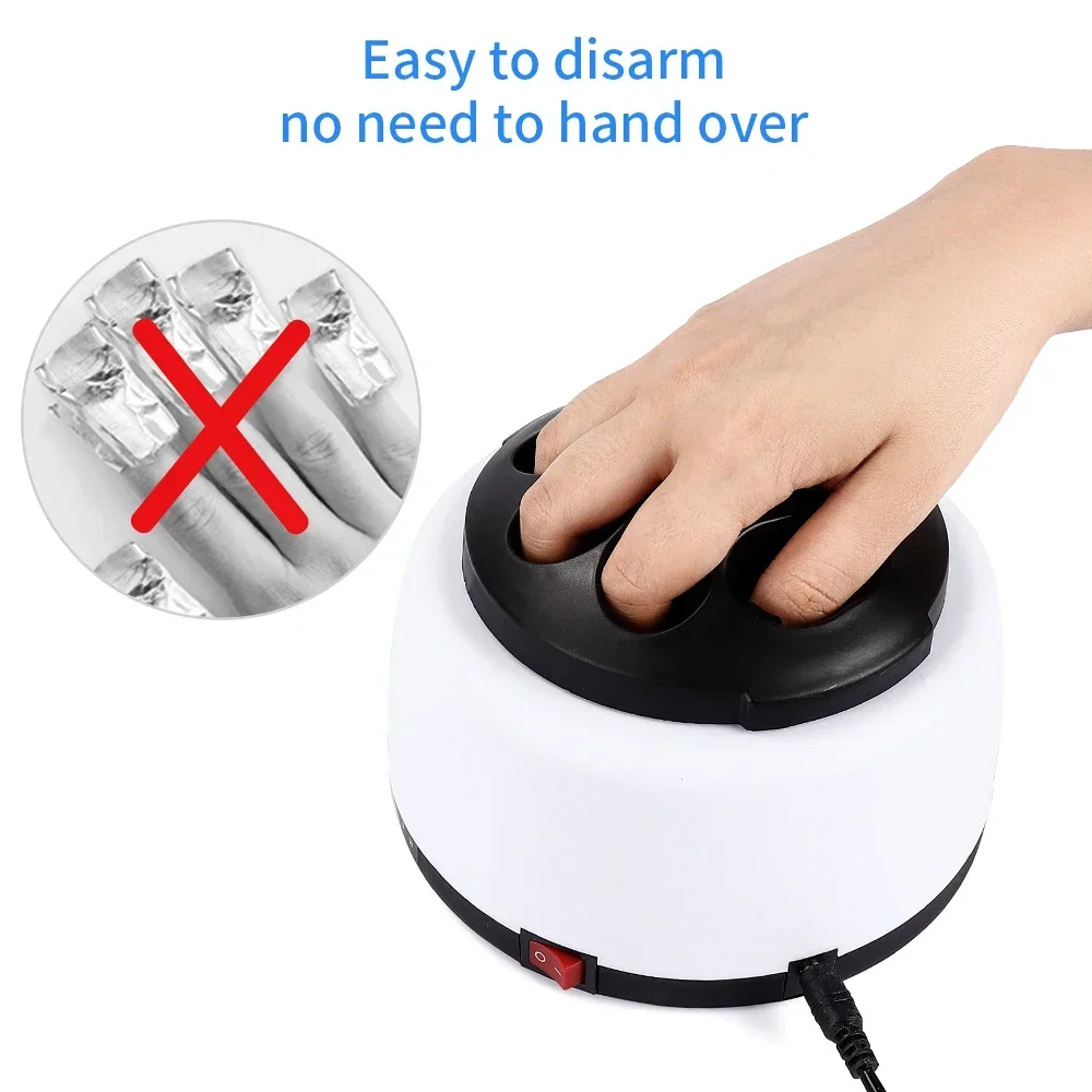 36W Electric Steam Off Uv Gel Polish Remove Machine Nail Steamer