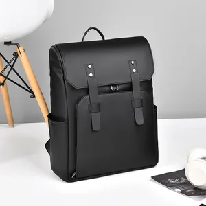 For OMASKA 17 Inch Business Backpack Custom Wholesale Waterproof Laptop Bag with Zipper Closure Polyester Lining for Men