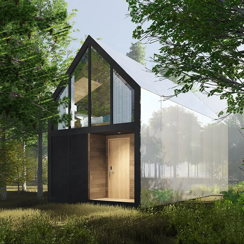Low Price Container House with Good Quality Homestay Hotel Prefab Houses Light Steel Villa Prefab House