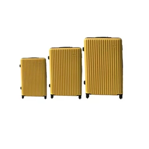 Custom Travel Case 3 Pcs Trolley Suitcase Carry on Luggage Sets Travel Bags Universal Wheel Traveling Bags Abs Luggage Sets