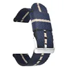 Blue beige-silver buckle