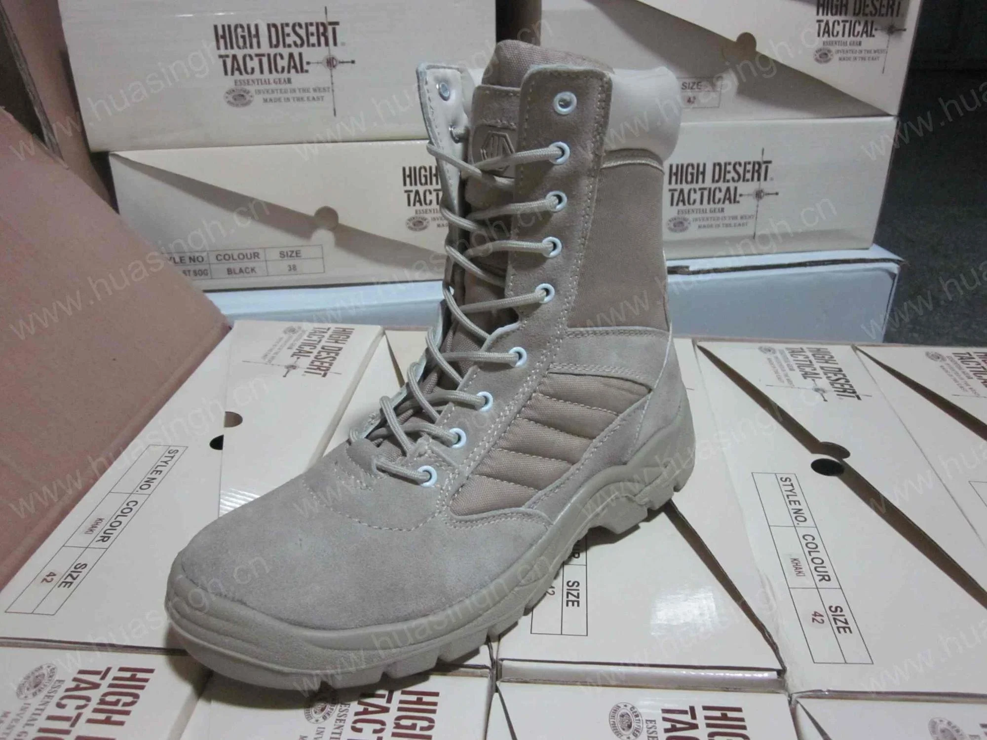 Zh,Strong Grip Rubber Outsole With Side Zipper Desert Boots For Sale 8