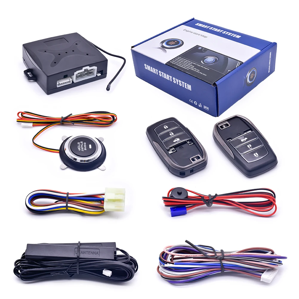 Car Intelligent Start Stop Engine System with Remote Control Car PKE Keyless Entry System