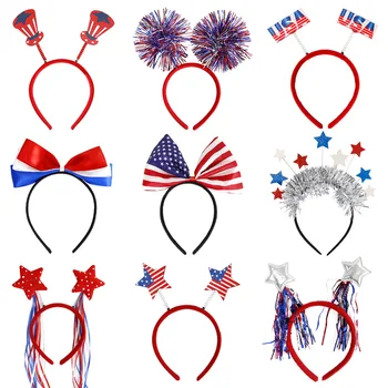Fashion Hair band For Olympics Games Paris Promotional Gifts 2024 Hair Accessories with flag decoration