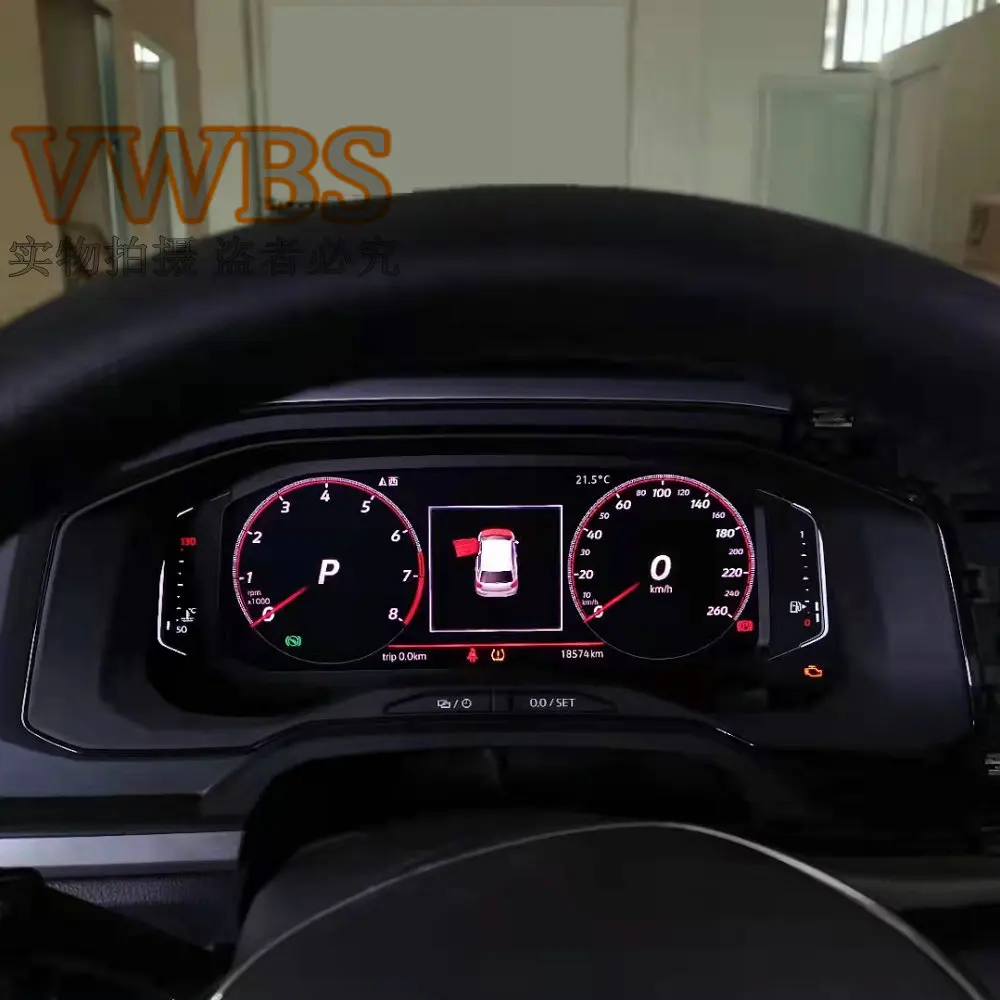 For to VW POLO 2019 Upgrade Virtual Cockpit Upgrade LCD Instrument System