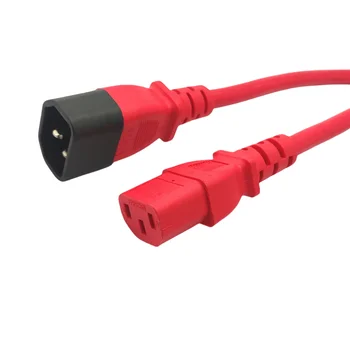 3*1.5 square  C14 to C13 power extension cable Male and female plug AC power cable