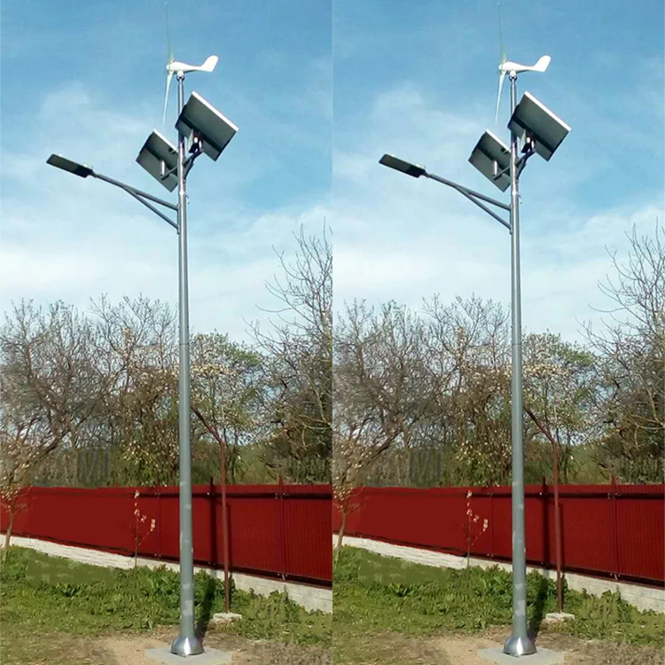 Outdoor Wind System Vertical Turbine Solar Power Street Light