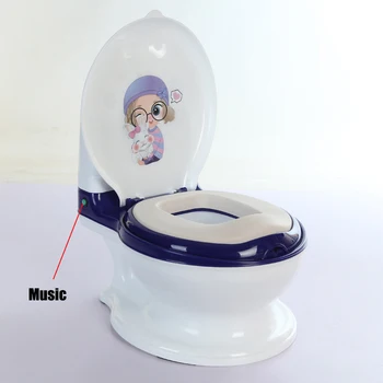 High Quality Foldable Toilet Seat Portable Urinal Plastic Flush Baby Potty Training Chair
