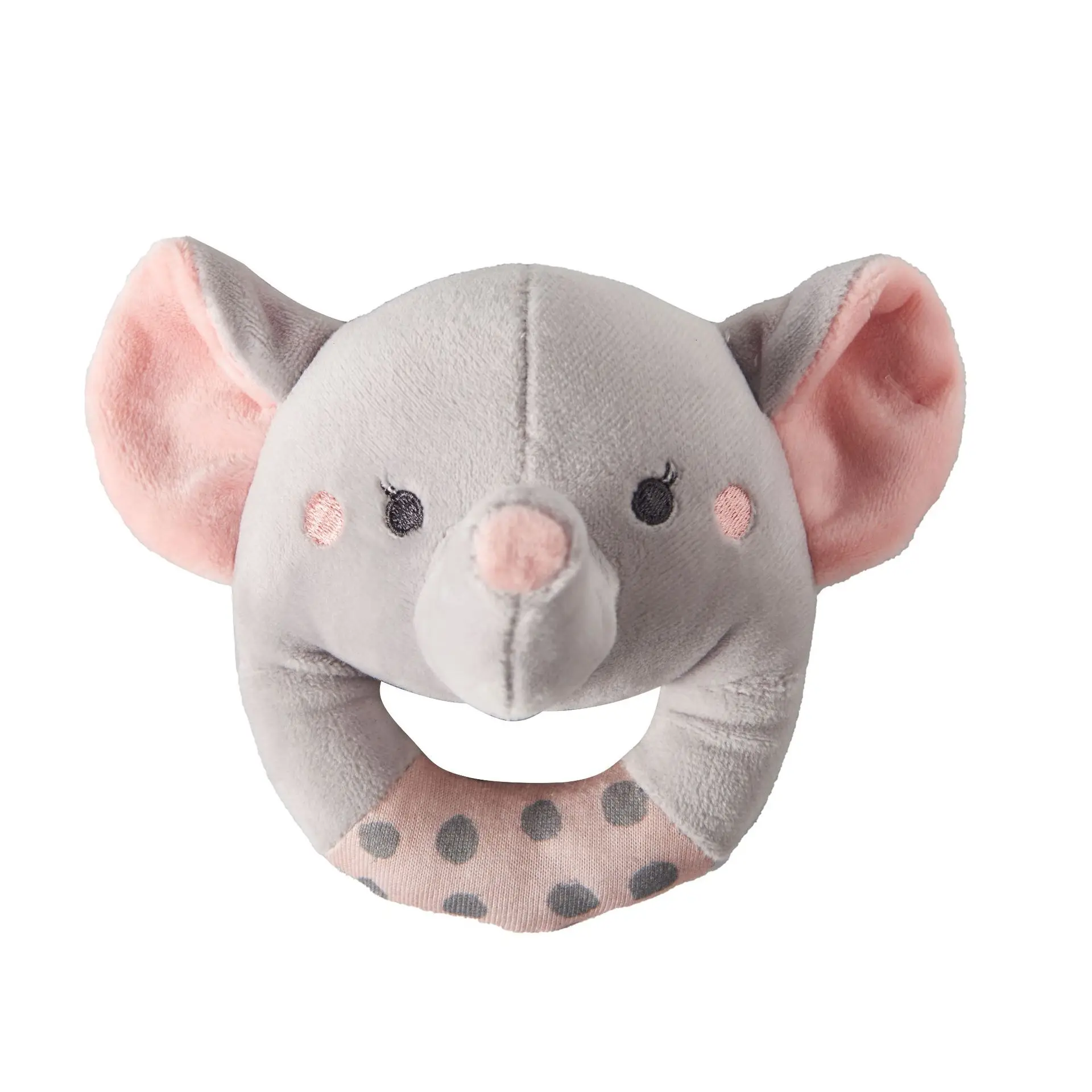 Модная милая мягкая плюшевая игрушка на заказ, высококачественные животные, ручные колокольчики, детская погремушка, плюшевая игрушка со звуком