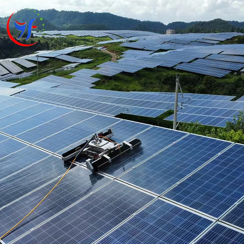 Solar Panel Cleaning Robot Belt for Cleans Gor Roof Dc Motor Dry Brush  Gekko Parts Robotic Self Industrial Double Head
