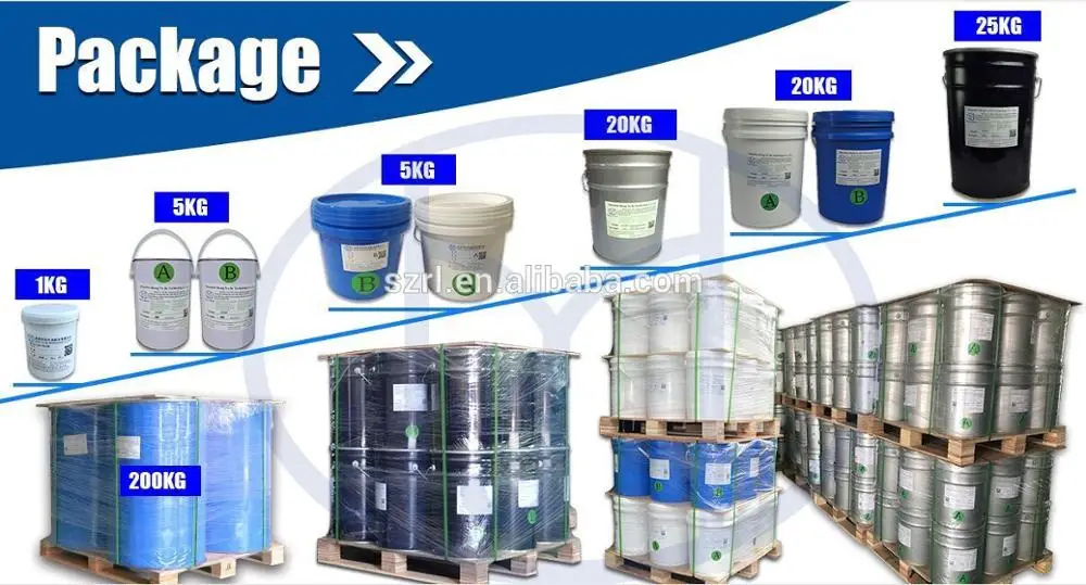 2 Parts Silicone Rubber No Bubble And Not Oily Silicone Withstand High