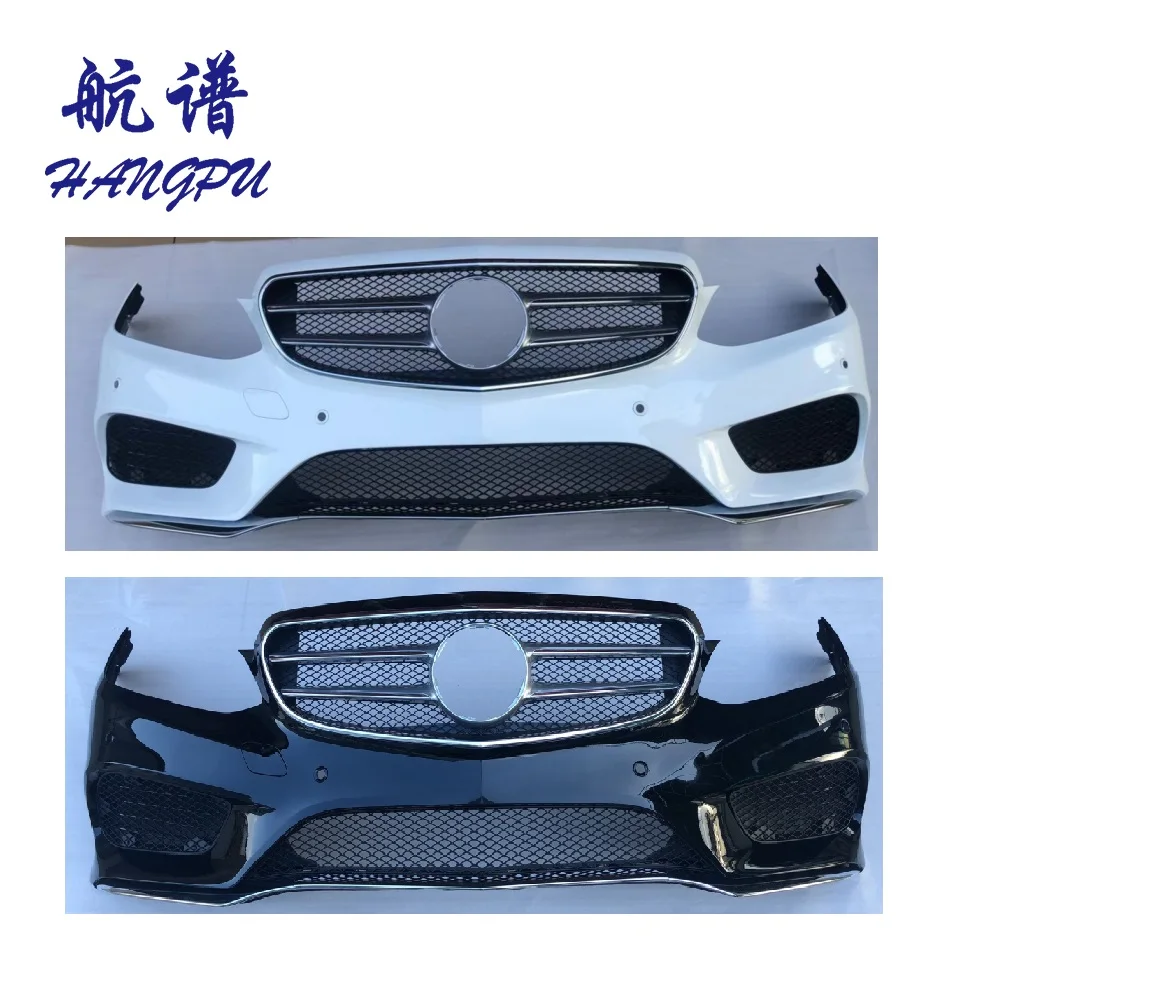 Mercedes W212 AMG Front Bumper Assembly - Black Body Kit