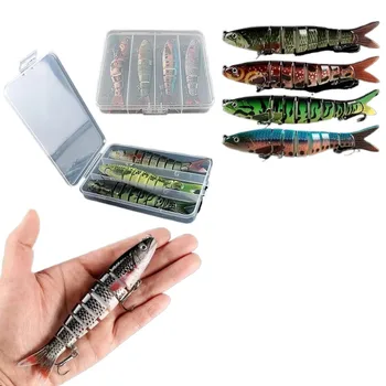 Cheery Wholesale 135mm 20G Kwikfish Bait ABS Multi-Joint Hard Bait for Bass Fishing for River Positions – Hard Lure – view 3