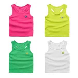Hot-Sale Latest Design Children Clothing Custom Gym Stringer Vest Child Clothes