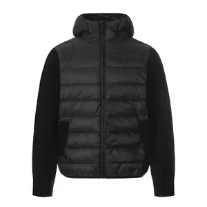 High-quality Winter Men's Down Jacket with Puffy Collar, Zipper Design, Waterproof and Warm Coat