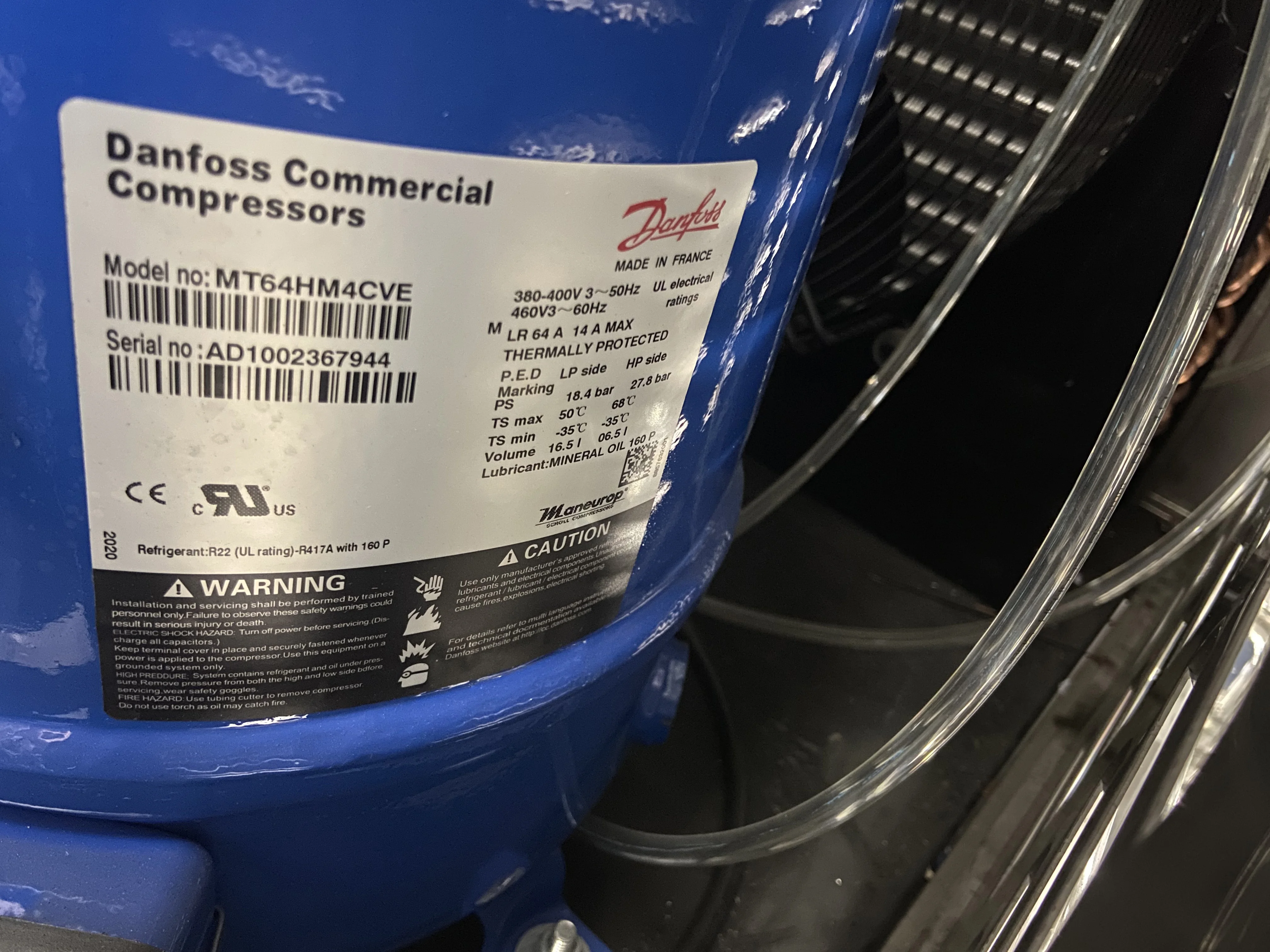 Машина для охлаждения духов 100 л 50 200