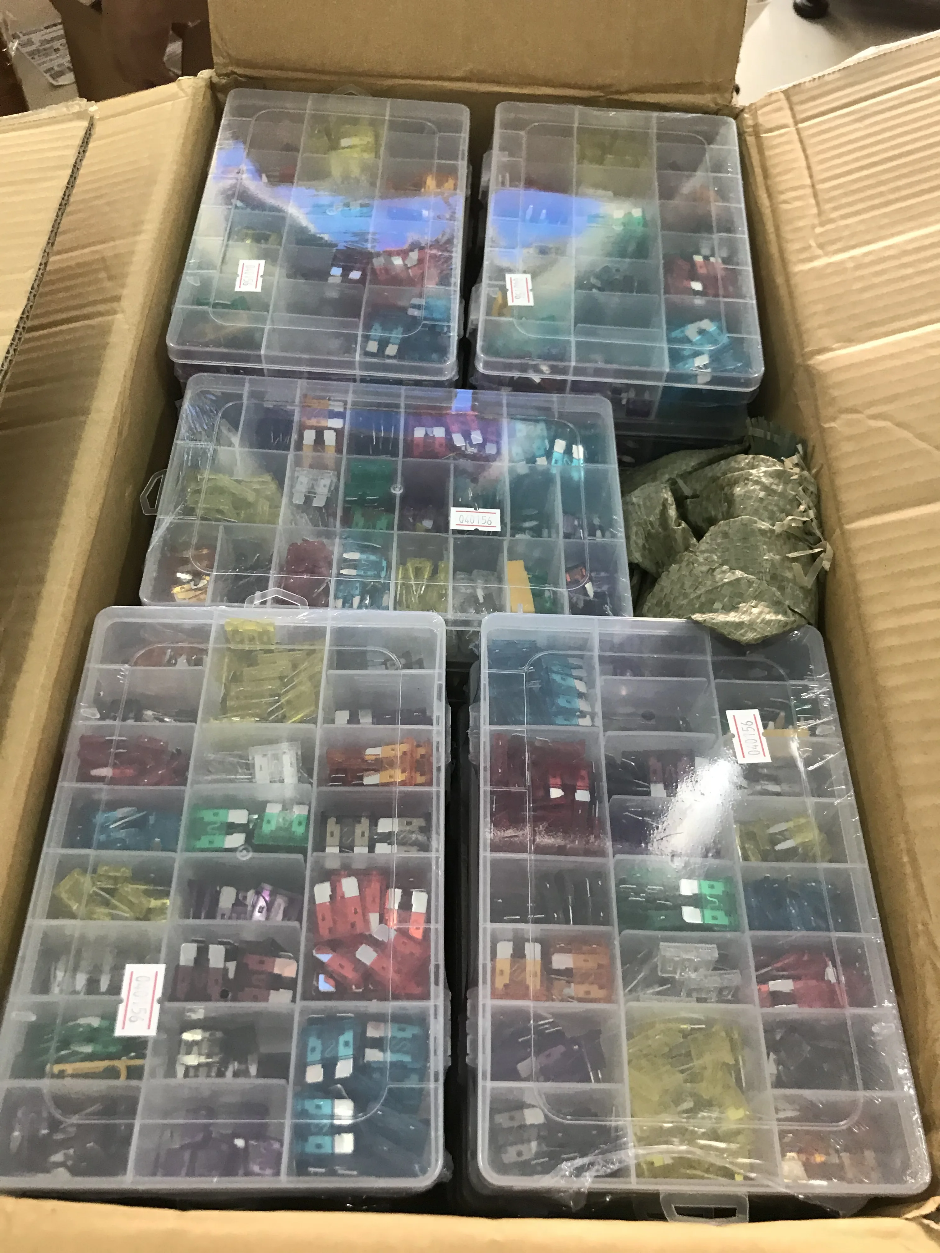 Oem T067 300pcs Car Fuses Set 240a Auto Standard Mini Fuses Assortment