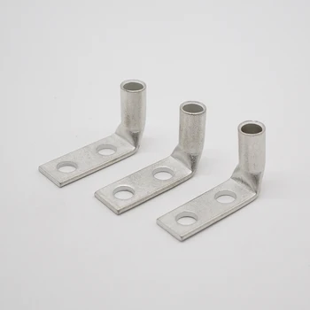 Customizable 90° Crimp Terminal Wire Connector Non-Standard Copper Tube Terminals for Automotive Cable Lugs