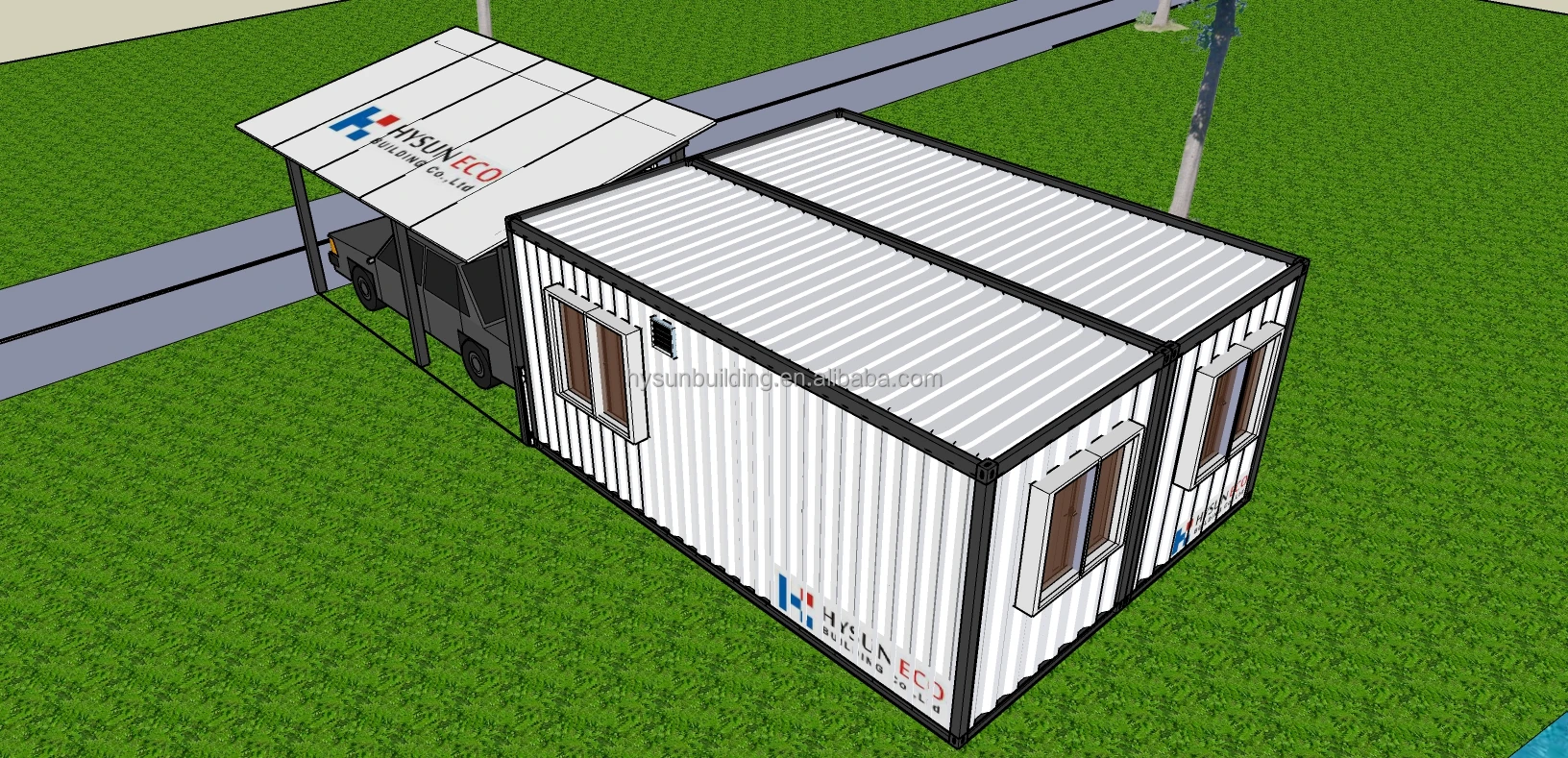 Modified Container Villa - Expandable Shipping Container Shelter Houses ...