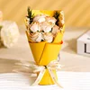 Gypsophile +7 roses Cappuccino