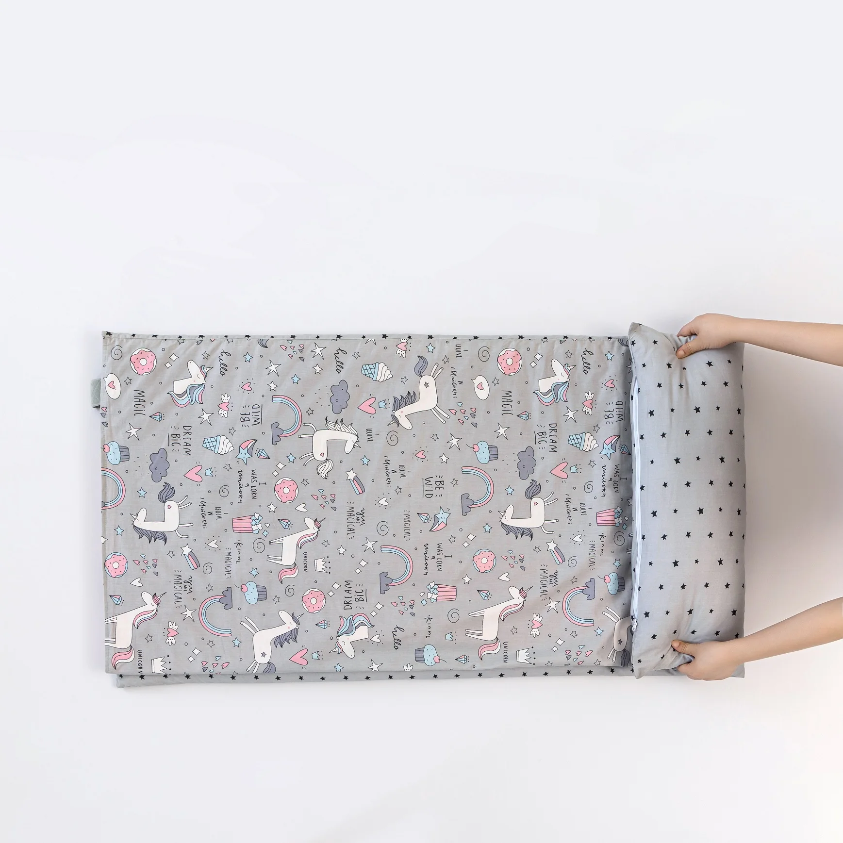 Soft And Skin Friendly Cotton Toddler Sleeping Bag With Removable