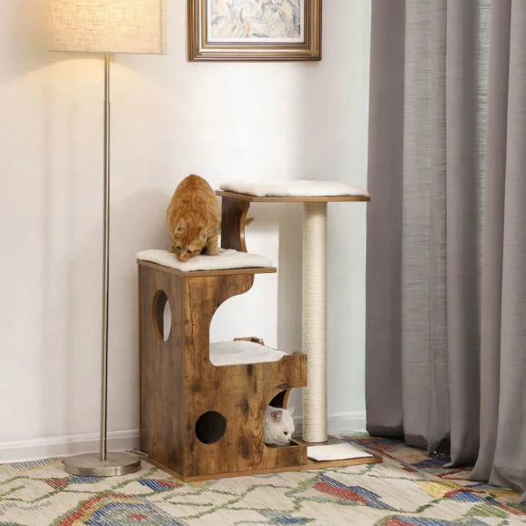 custom cat tree house
