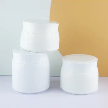 Free Sample Custom Color 150ml-300ml PP Jar Double Wall Plastic Hair Mask & Body Butter Jars for Cosmetics & Lotions
