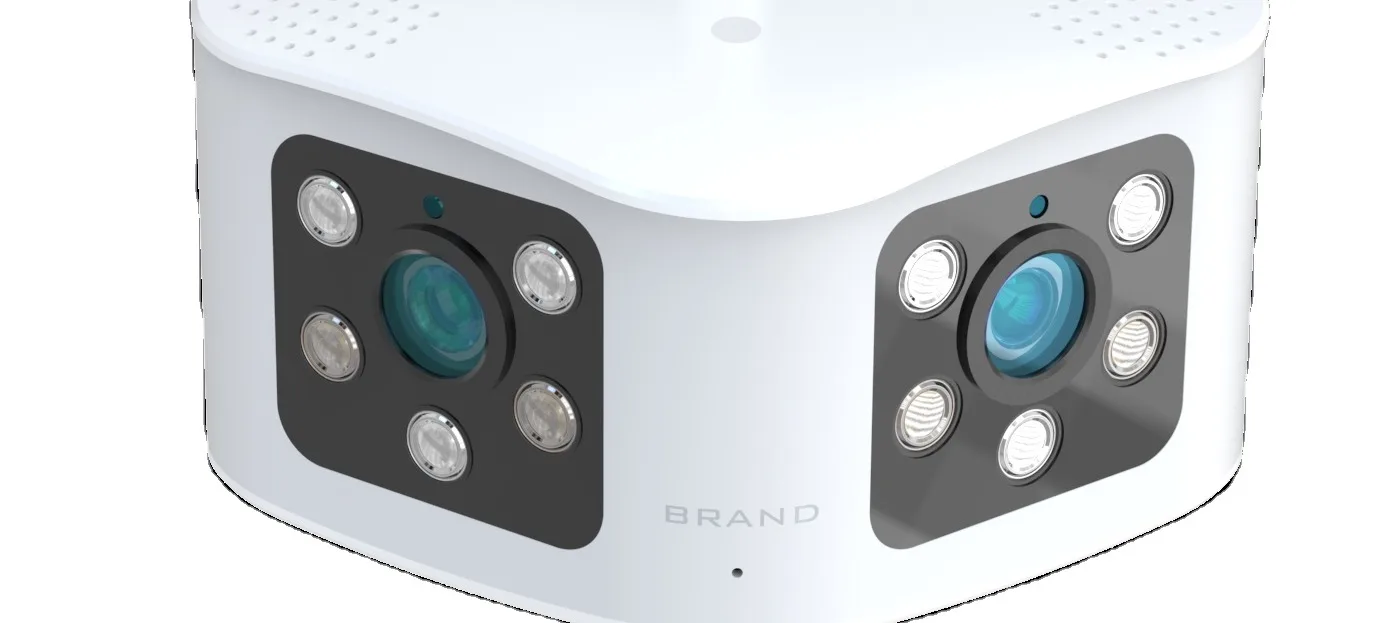 4k 6mp Motion Spotlight Night Vision Floodlight Motion Dual Lens Wired