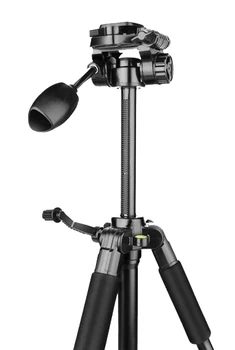 57.5 Inch Q111 Professional Aluminum Live Streaming Photographic Camera Tripod for Digital DSLR Video Camera Smart Phone Tripod product image