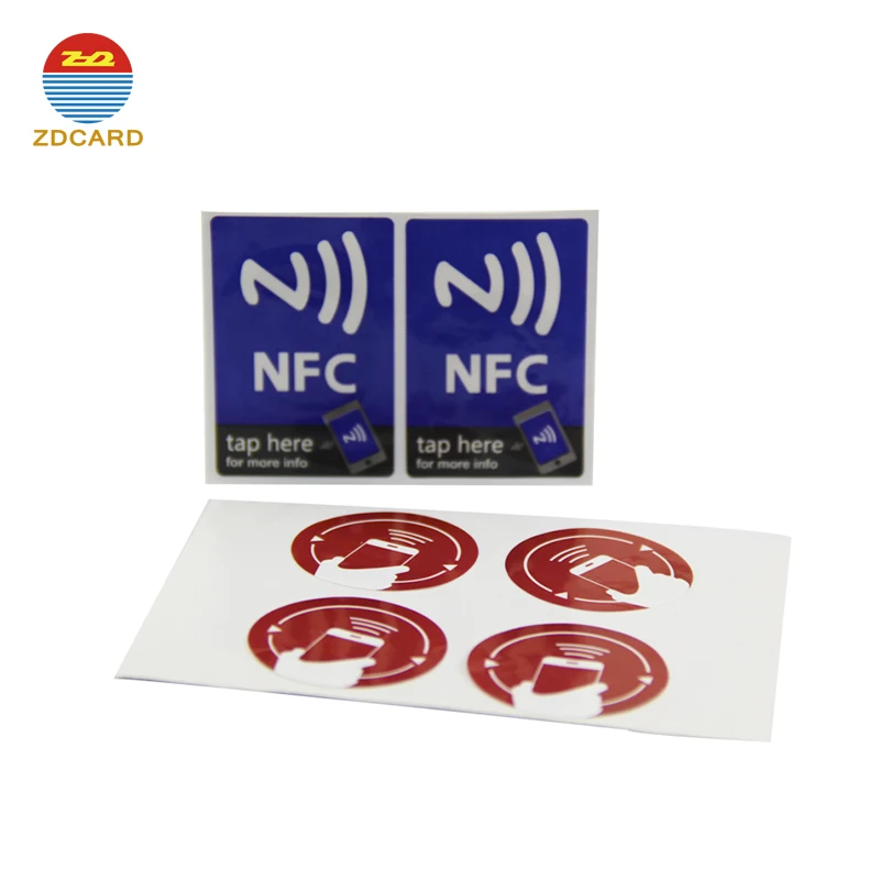 Programmable Passive Contactless Waterproof  215 RFID Sticker NFC Tags