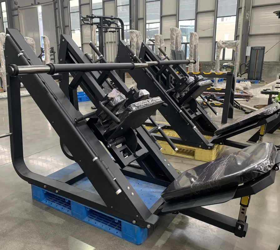 プロのジム機器リニアレッグプレスハックスクワット商用フィットネス