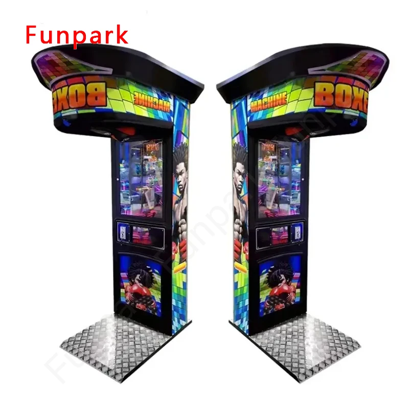 FunPark Indoor High Quality Boxing Machine Boxing Game Machine  Electronic Punch Arcade Coin Operated Games for Game Center manufacture