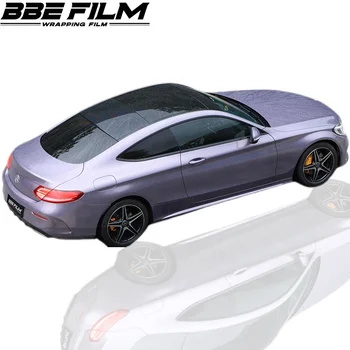 BBE New Metal Paint Series PET sunglow Purple Car Color Change Changing Paint Protection Films Anti-Scratch Sticker Decal