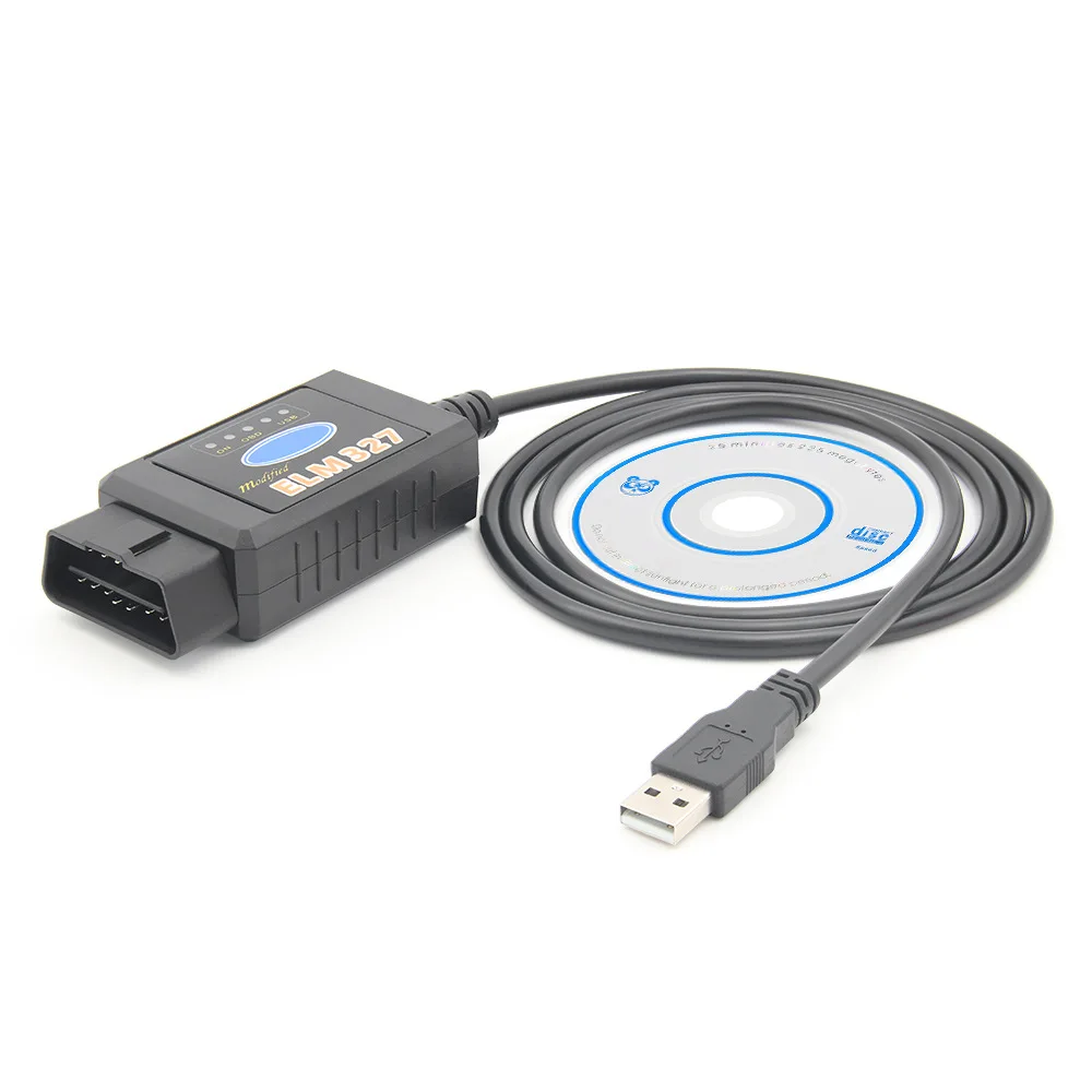 注目のブランド USB OBD 327 Cable with Switch for Focccus Forscan ELM 25K80 アイドル