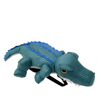 factory direct sale crocodile Cartoon Large capacity children gift plush backpack