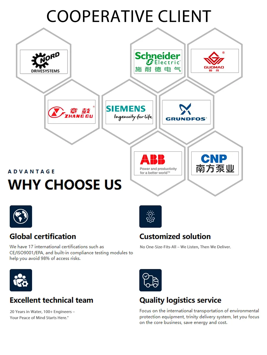 Competitive advantages