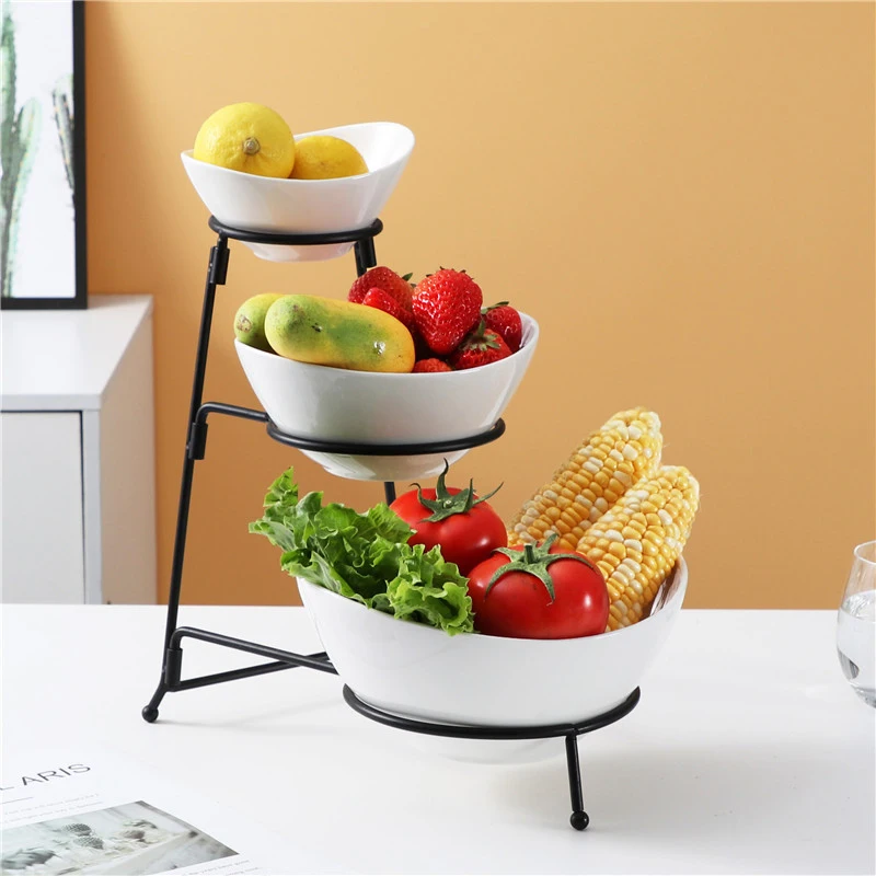 Lot De 3 Bols En Verre Empilables Gris Fumé - Pour Salade, Soupe, Fruits, Pâtes - Design élégant Avec Bord Doré
