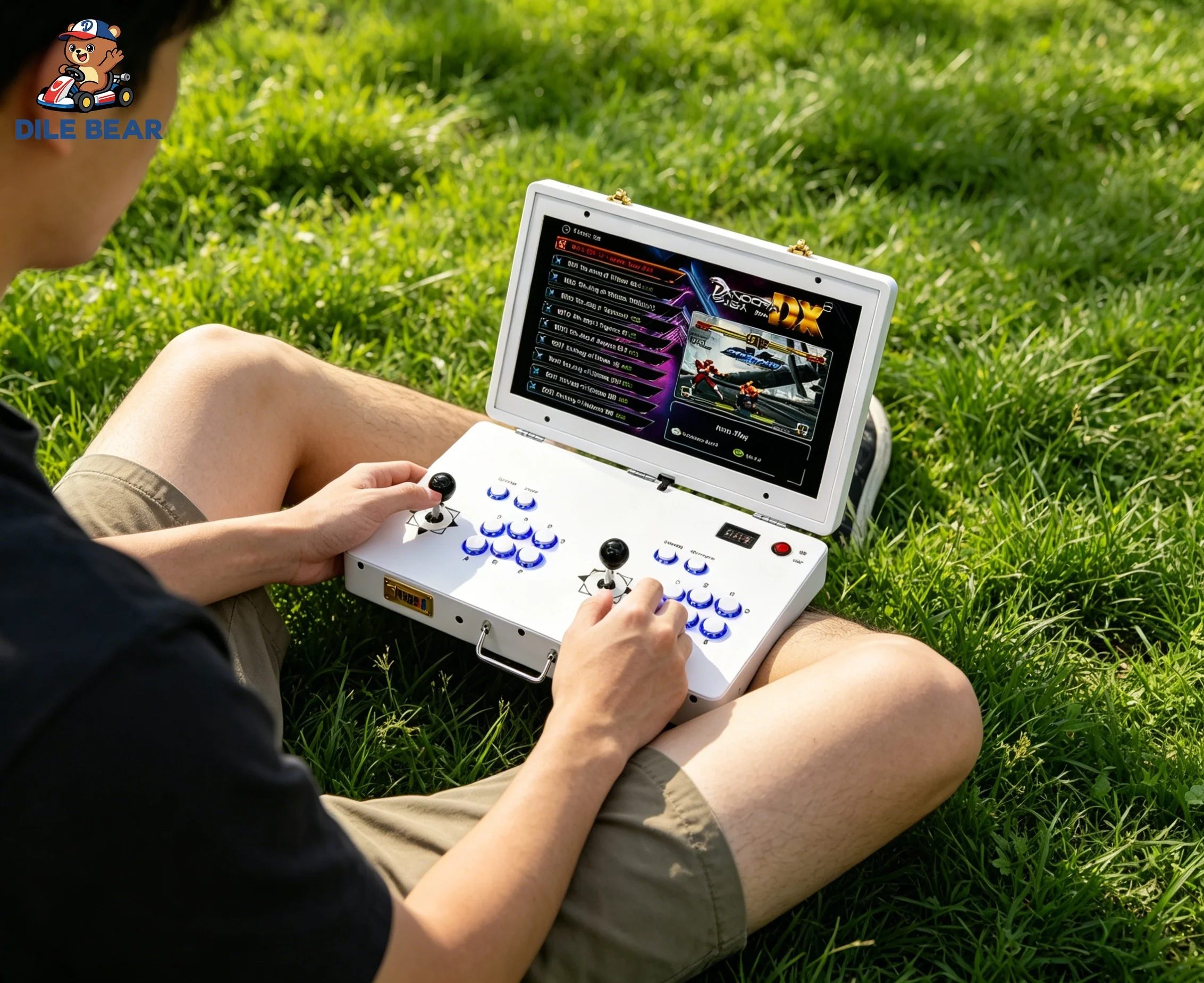 HD 21 Inch Screen Suitcase Arcade Machine 30000 Games Pandora Saga