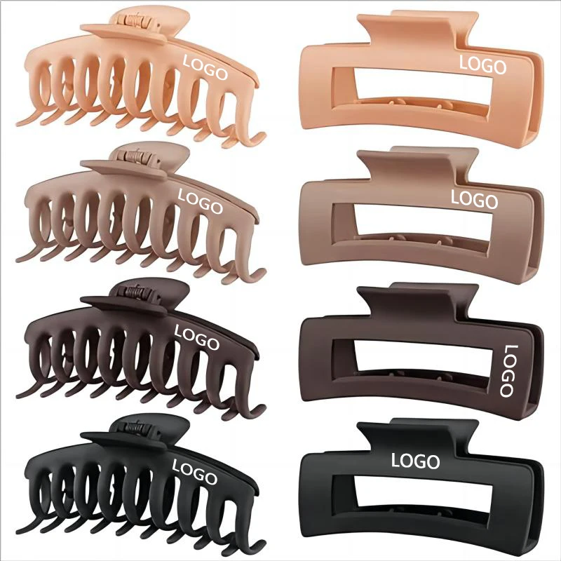 Slfz1304 8 Pack Big Hair Claw Clips For Women Large Claw Clip For Thin