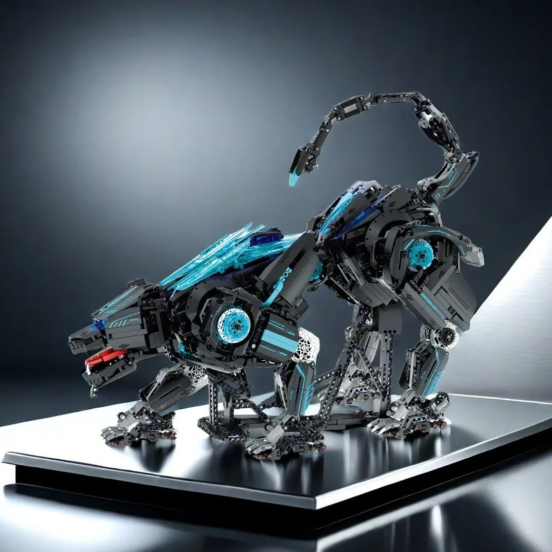IM.Master 6857 Cyberpunk Mechanical Leopard Building Block Set
