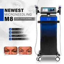 2024 Newest M8 Skin Rejuvenation Microneedle Beauty Machine Price Acne Removal M8 RF Fractional Microneedling Machine