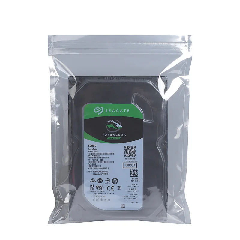 Anti Static Logo Metallic Laminated Static Shielding Esd Plastic Bag for Electronic Component Protection